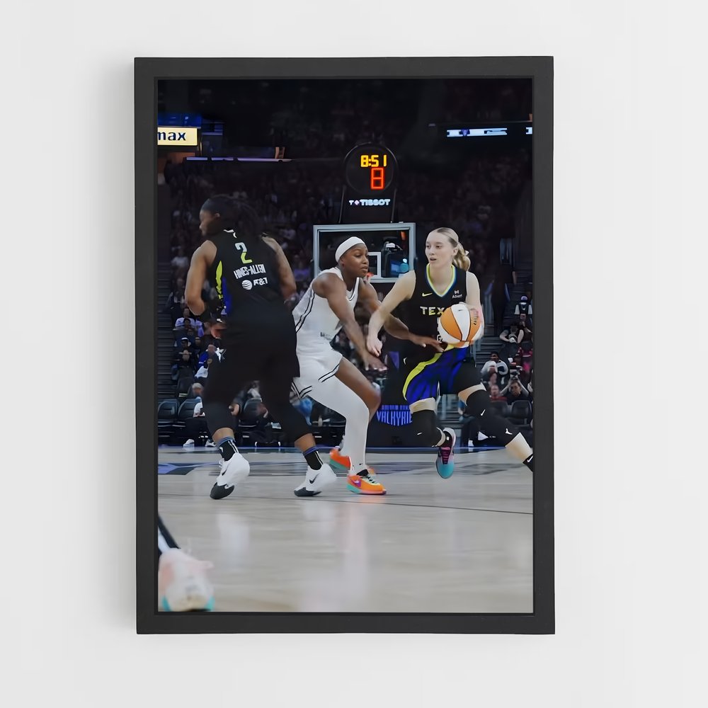 Poster Dallas wings – affiche Basketball (vue 2)